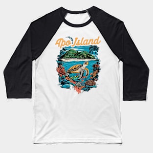 Apo Island Baseball T-Shirt